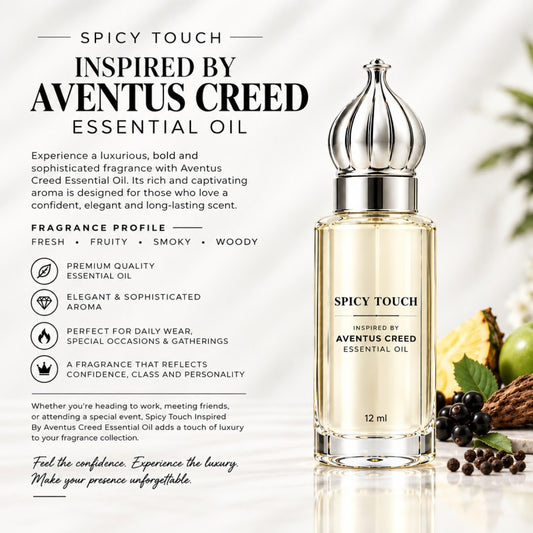 Spicy Touch -  Inspired  By Aventus Creed Concentrated Perfume Attar Oil 12ML