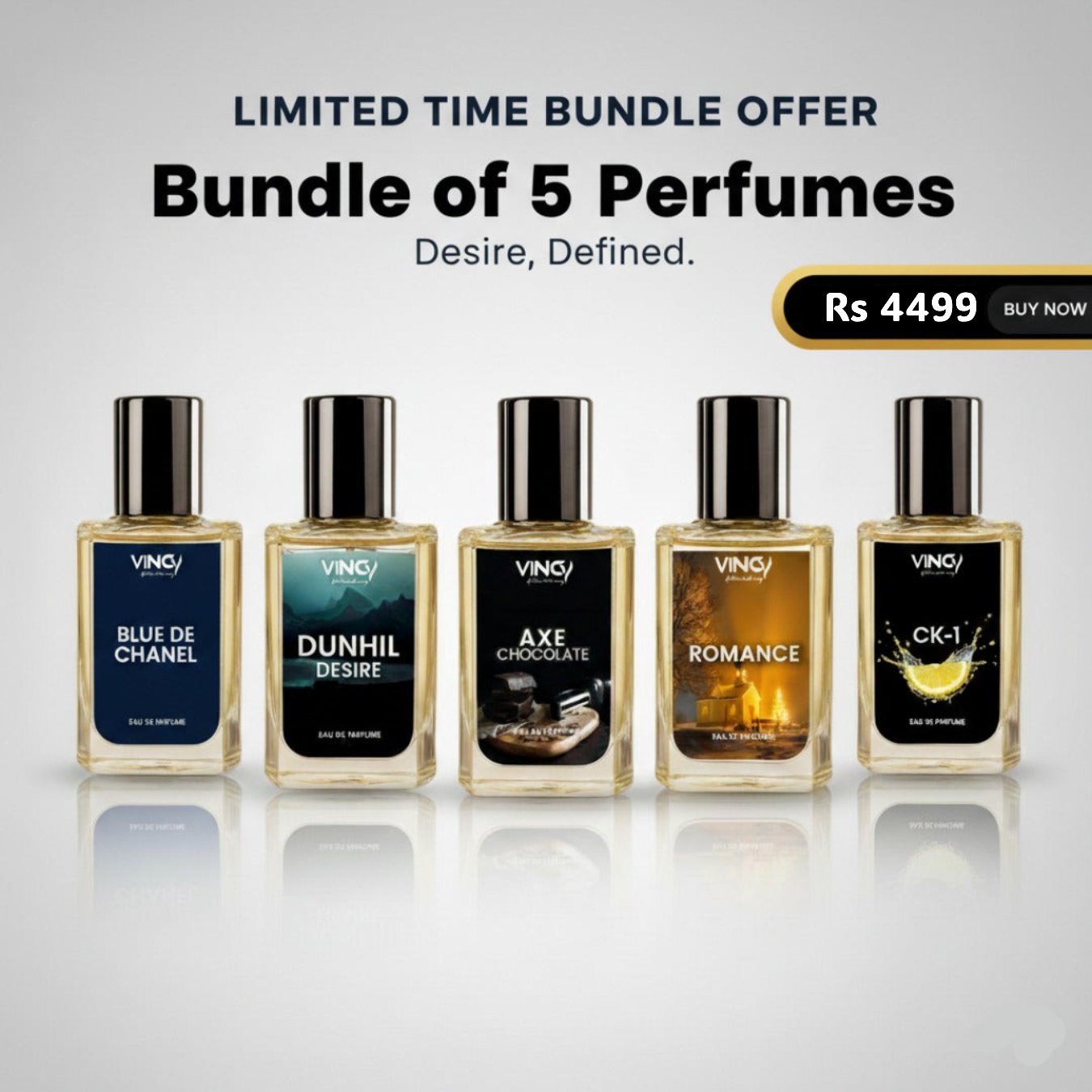 Bundle Of 5 Perfumes 35ML