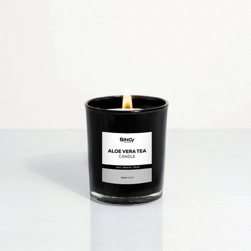 Aloe vera Tea Scented Candle - Bincy.pk