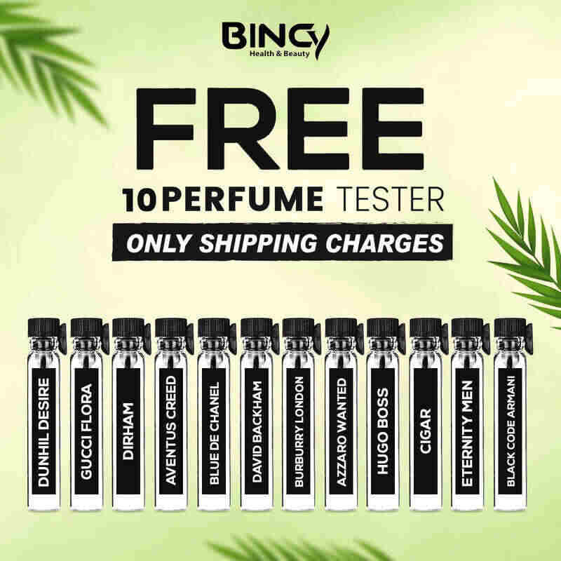 Free 10 Perfume Testers - Bincy.pk