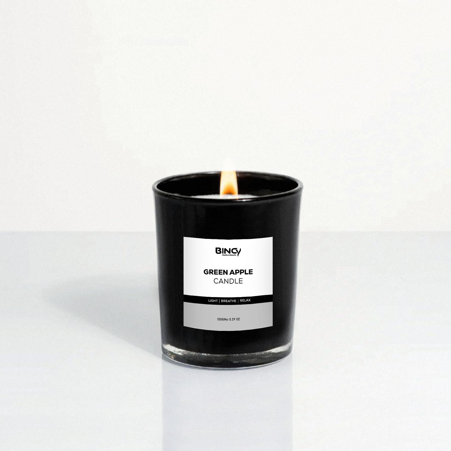 Green Apple Scented Candle - Bincy.pk